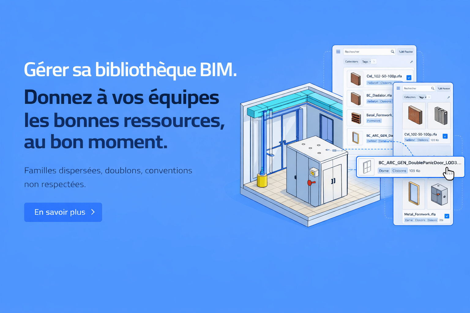 Gérer sa bibliothèque BIM