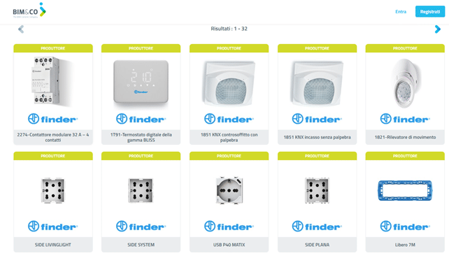 Finder catalogue BIM&CO
