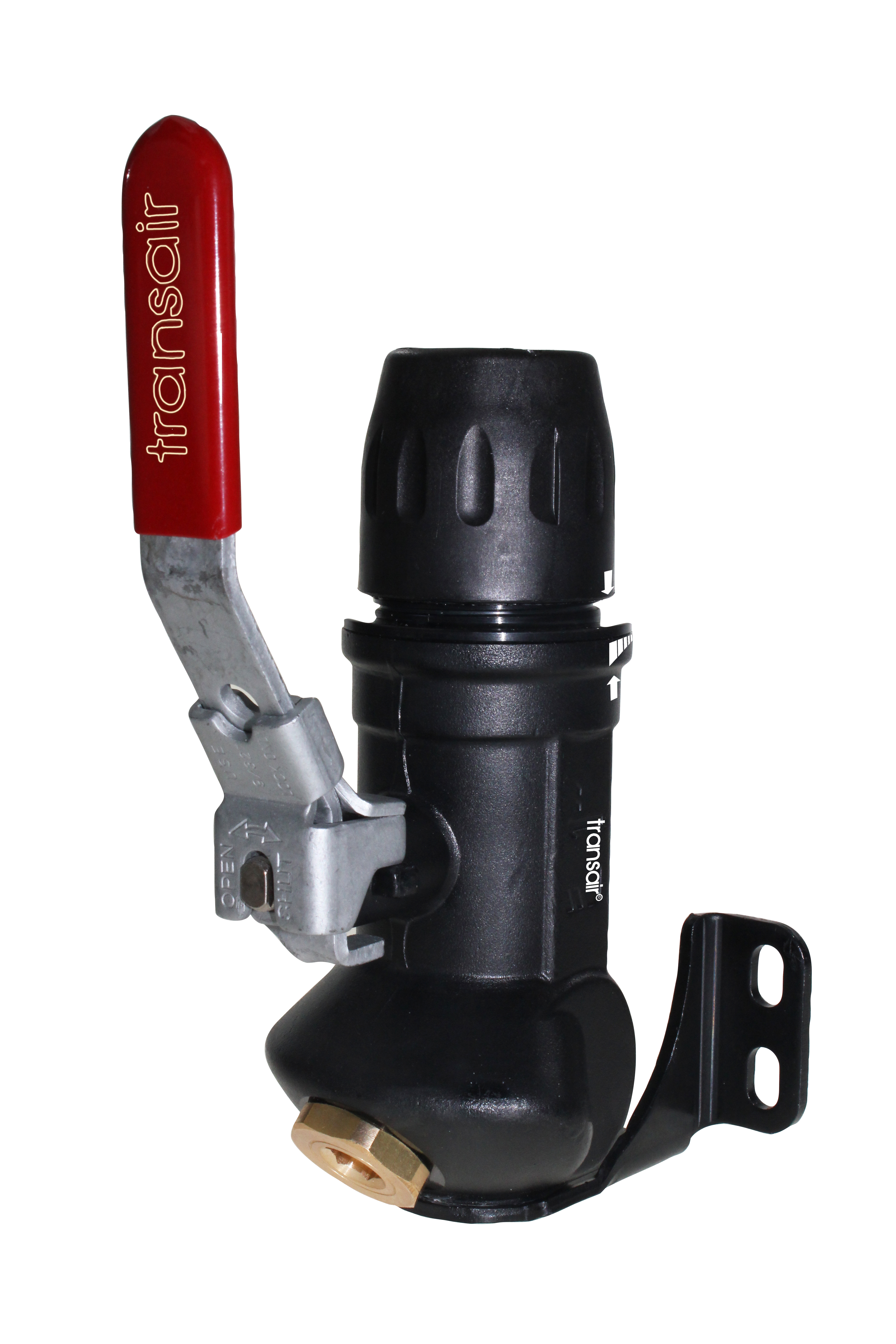 PARKER TRANSAIR 1 Port 45° Wall Bracket With Ball Valve Threaded NPT